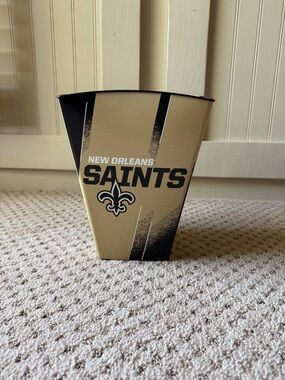 New Orleans Saints Gold & Black Decorative Collectors Popcorn Bucket